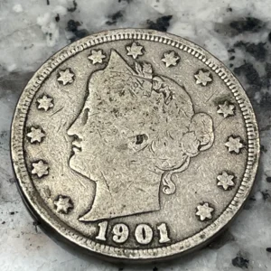 1901 Liberty Head Nickel – PCGS Grade: VF-30 (Very Fine) – Classic U.S. Nickel Coin