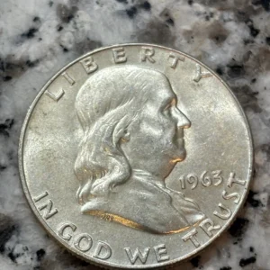 1963 MS-63 Franklin Half Dollar