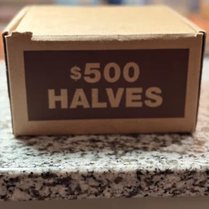 Half Dollar Storage Box (Holds 50 Rolls - $500) - Used - 1 Box