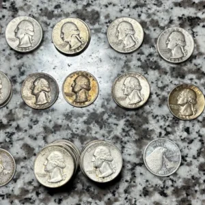 1932-1964 Assorted Silver Washington Quarters – Randomly Selected, No Special Requests