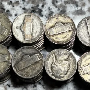 1942-1945 Assorted Silver War Nickels – Randomly Selected, No Special Requests