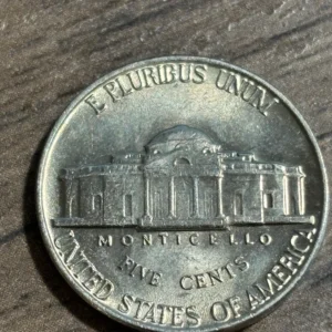 1962-P AU58 Condition Jefferson Nickel - Image 2